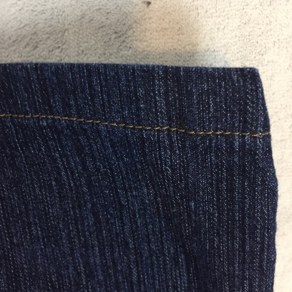 JD Collection Jeans Womens 33 Short Dark Wash Bootcut Mid Rise *Altered* - Picture 7 of 12